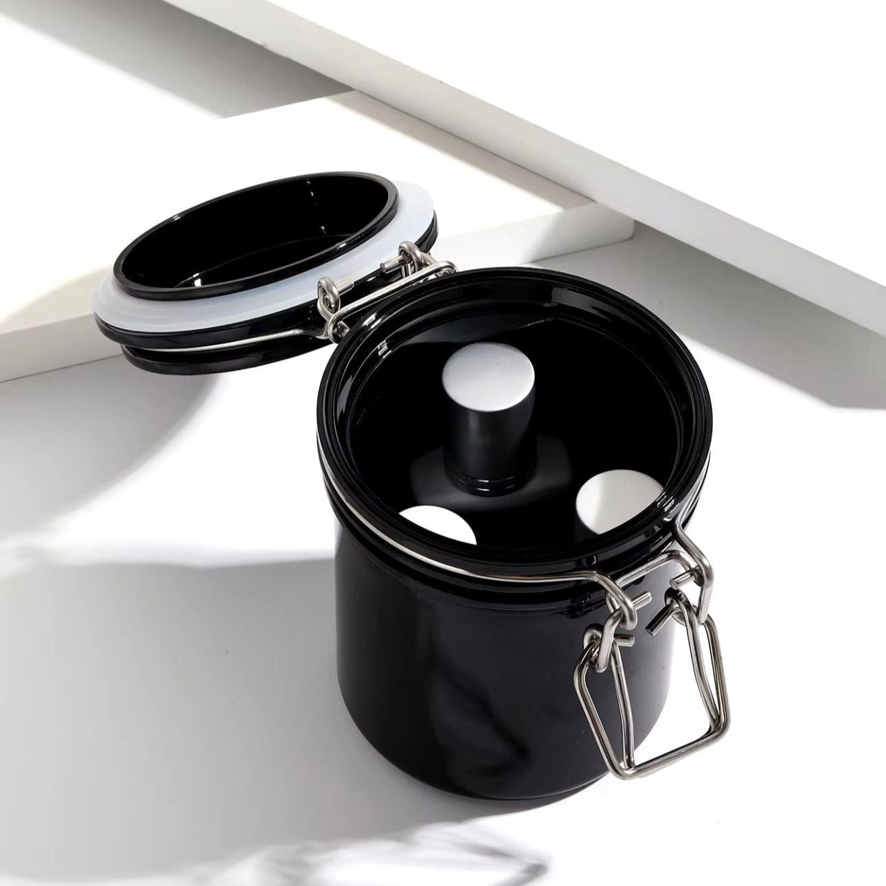 Tanque Hermético - Armazenamento de Cola de Pestanas