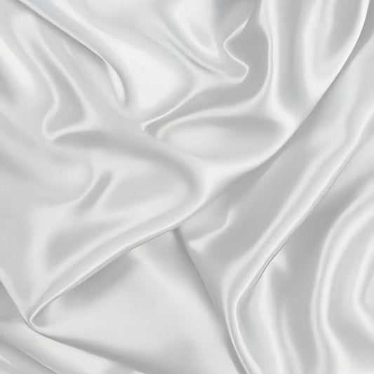 Tecido Cetim Liso Branco para Foto de Unha