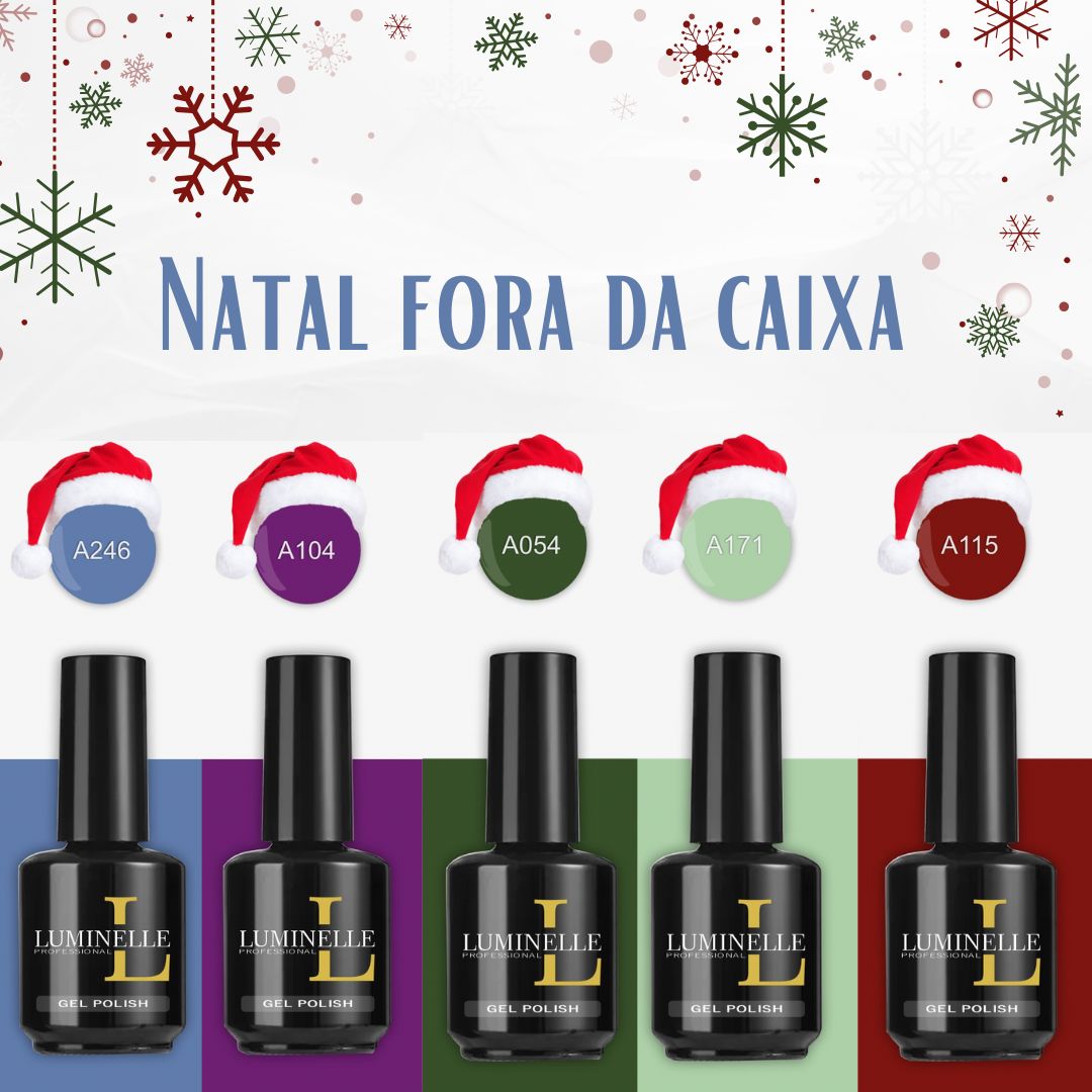 Coleção Natal Fora da Caixa - 5 Cores - 15ml
