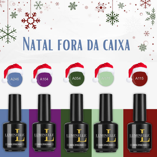 Coleção Natal Fora da Caixa - 5 Cores - 15ml