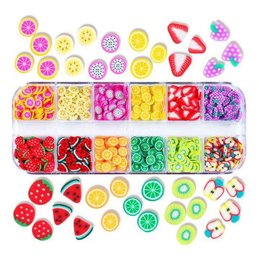 Decoração de Fatias de Frutas Mistas