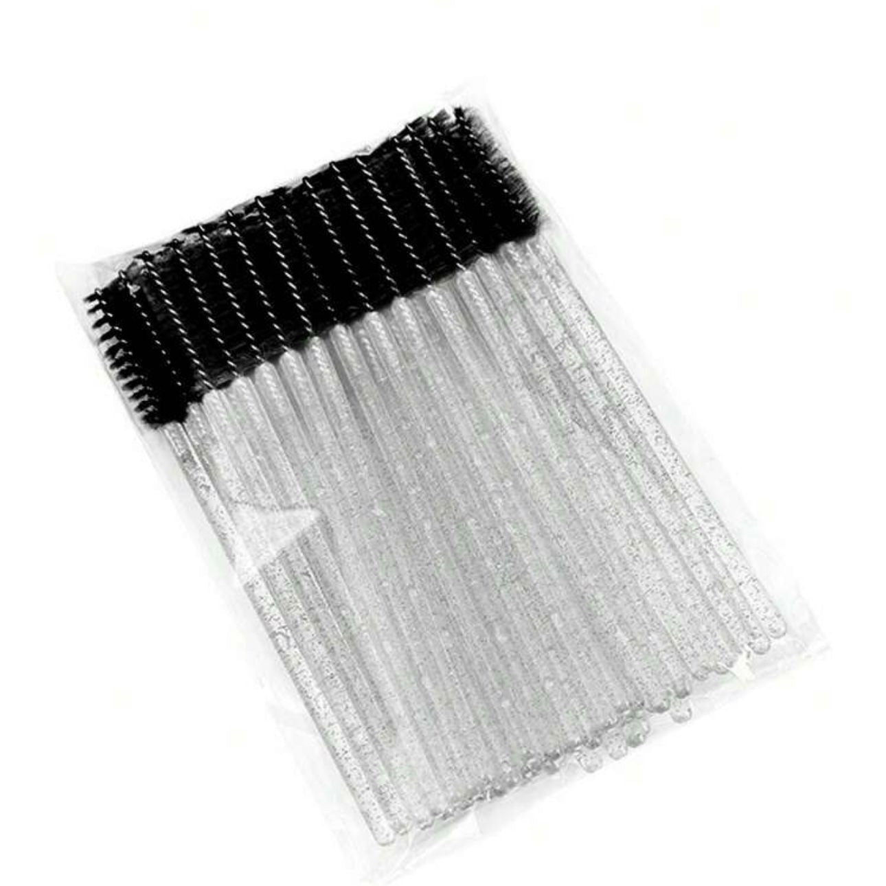 Escova de Pestanas PRETO GLITTER- 50 Unidades